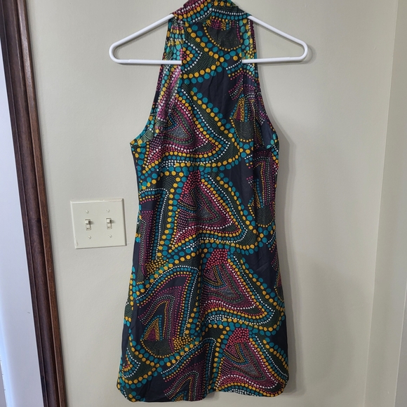 Celine Black Multicolor Tribal Print Dress - Picture 3 of 4
